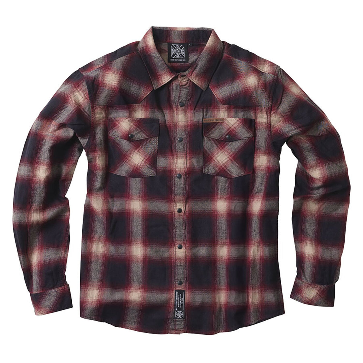 WCC Outlaw Flannel shirt red/grey