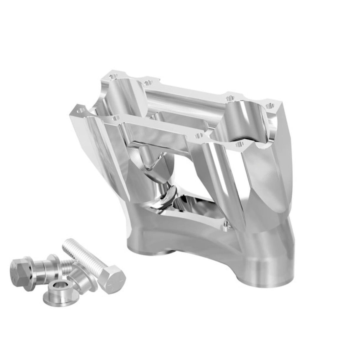 Kraus, Topless Isolated Kickback Risers. 6" rise. Raw