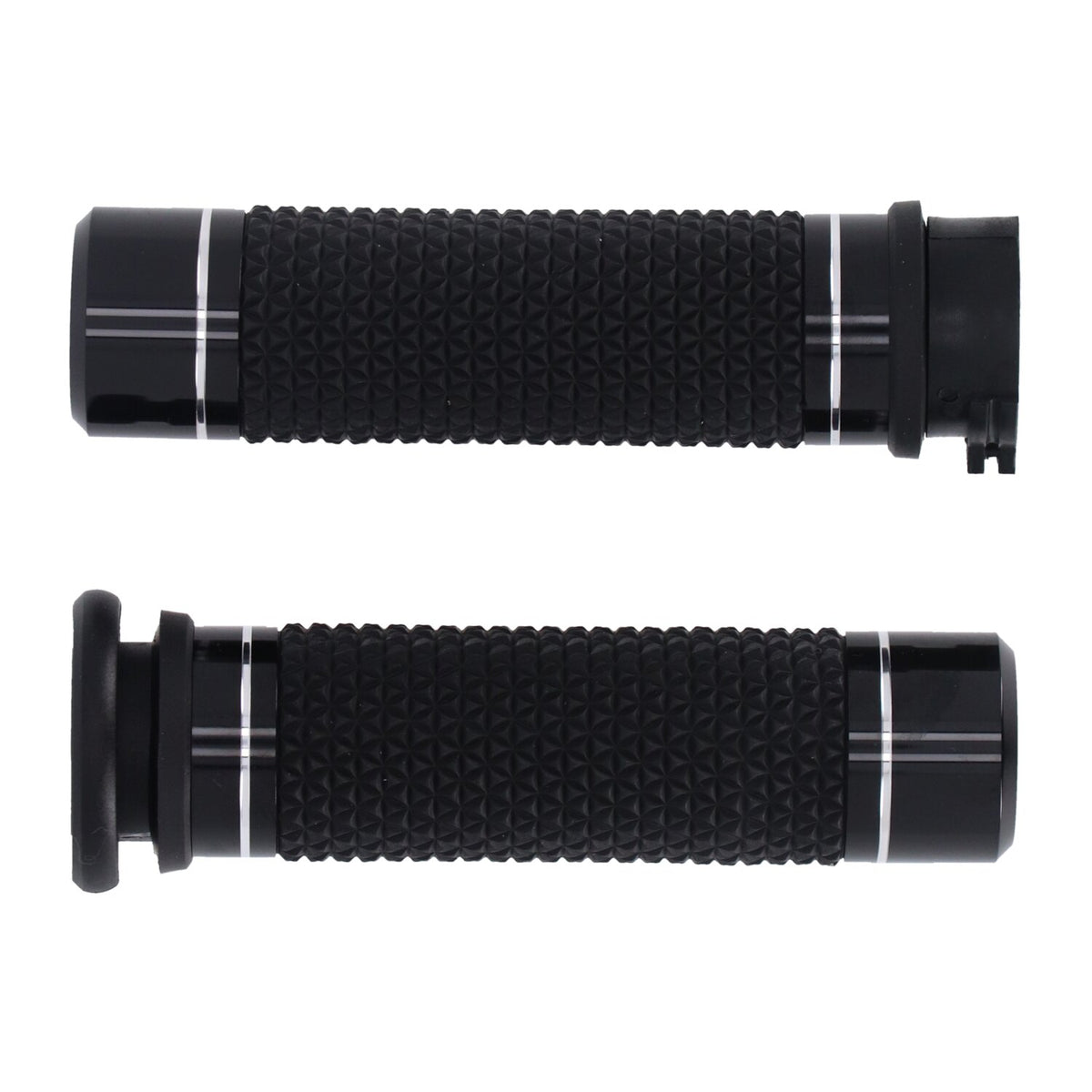 Avon Grips, K25 grips push-pull. Black anodized