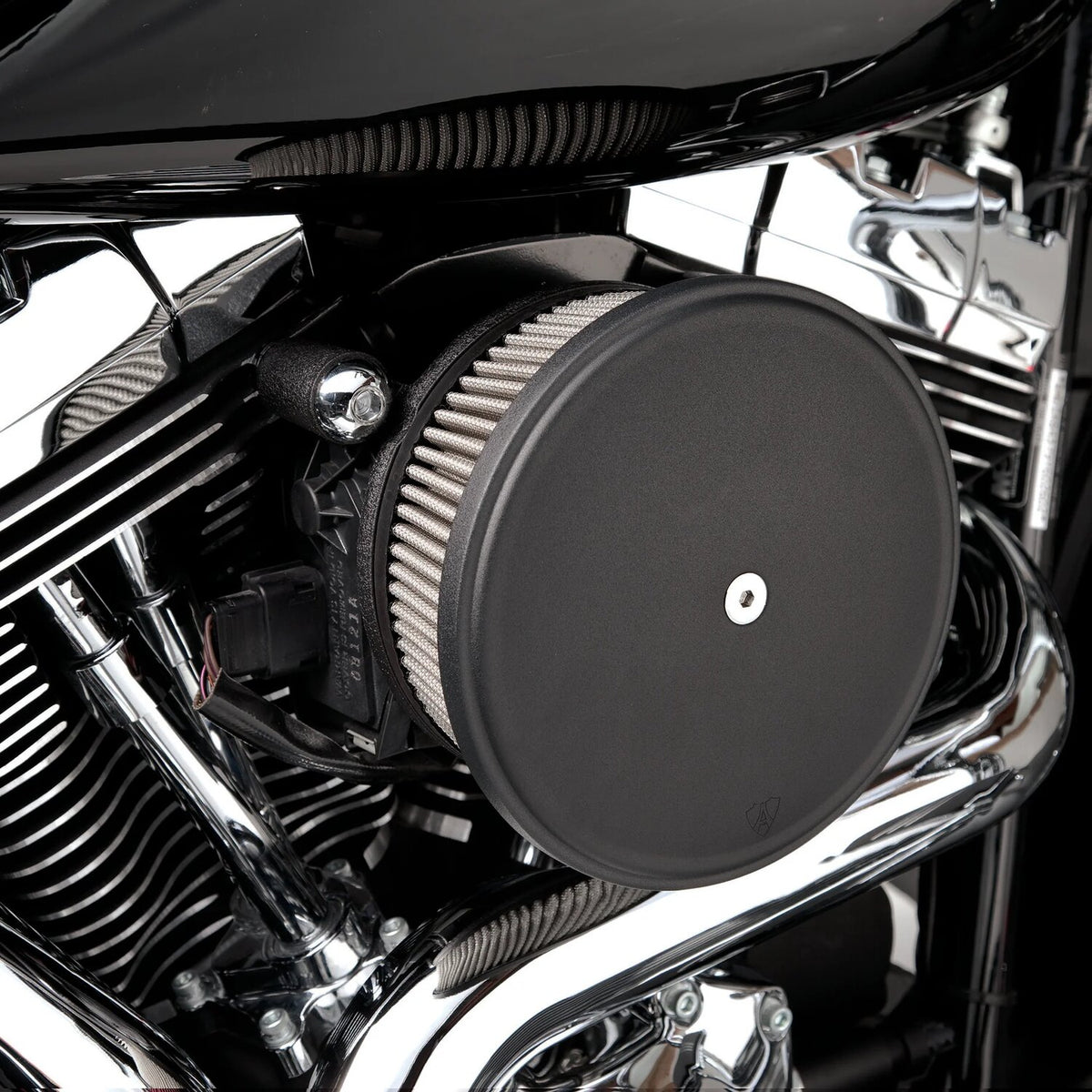 Arlen Ness, Stage 2 Big Sucker air cleaner. Smooth black