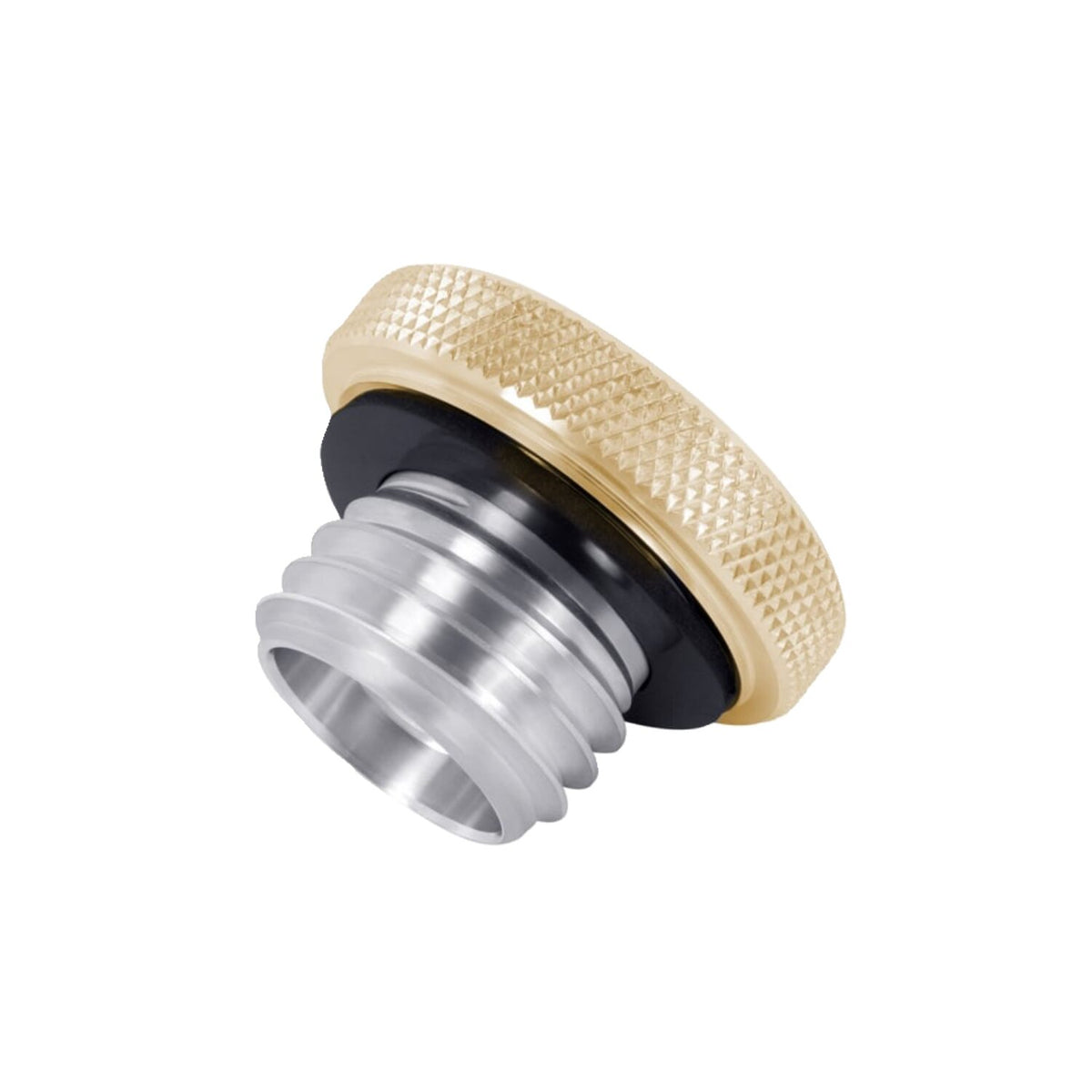 Motone, vented gas cap. Brass aluminum