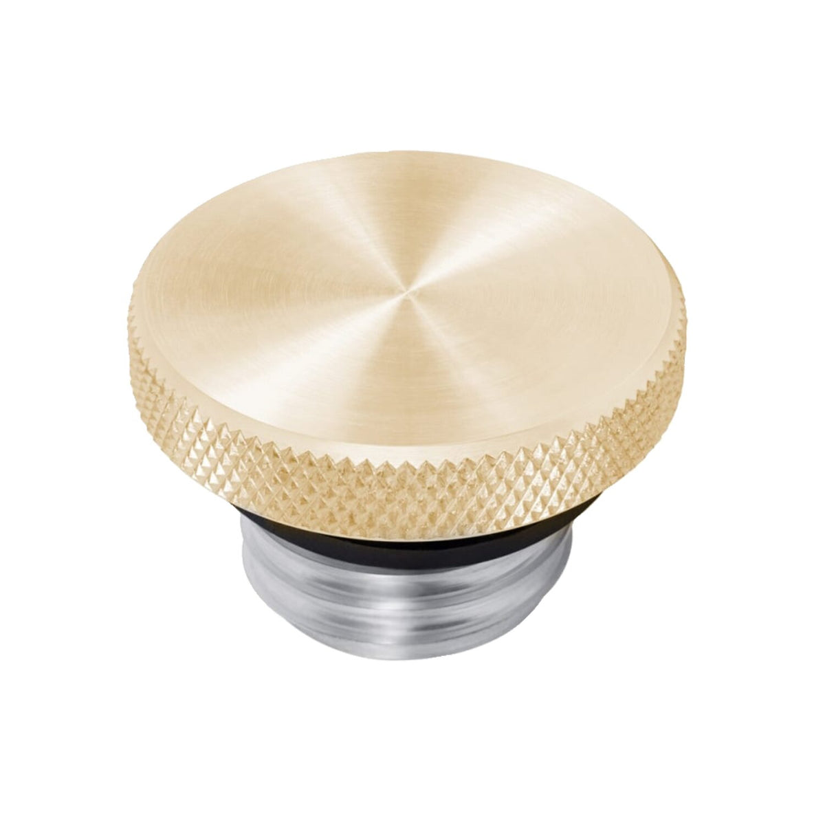 Motone, vented gas cap. Brass aluminum