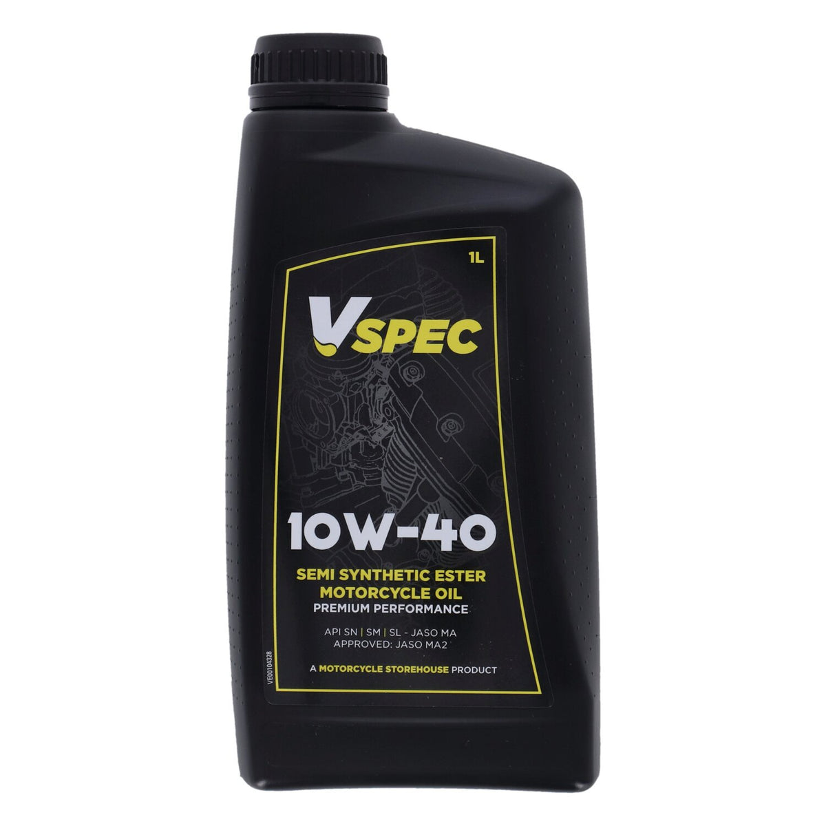 Vspec, 10W40 (Semi Synthetic) motor oil. 1 liter