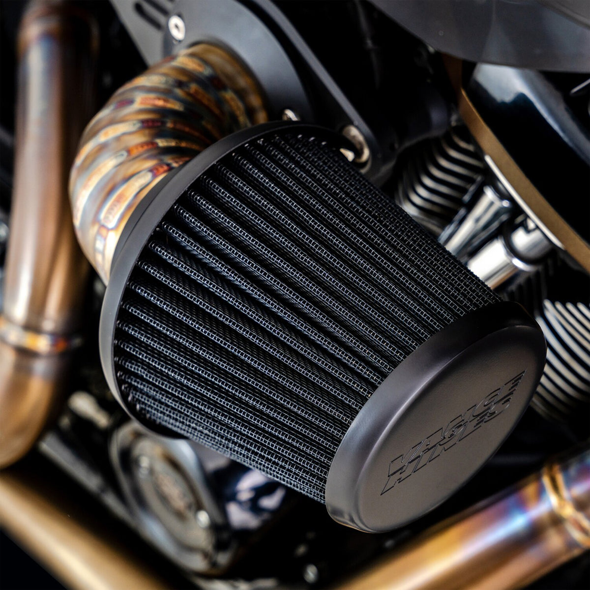 Vance & Hines, VO2 falcon air cleaner. Matte black