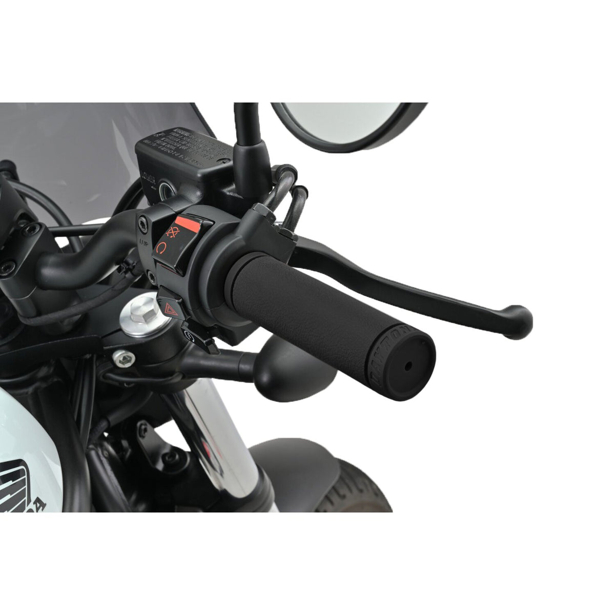 Daytona, 1" Grippy Grip set. KAWA. Black