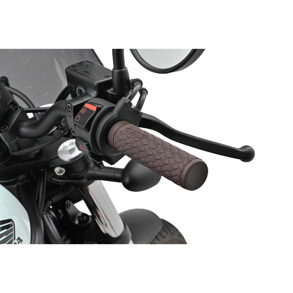 Daytona, 1" Grippy Grip set. KNIT. Brown