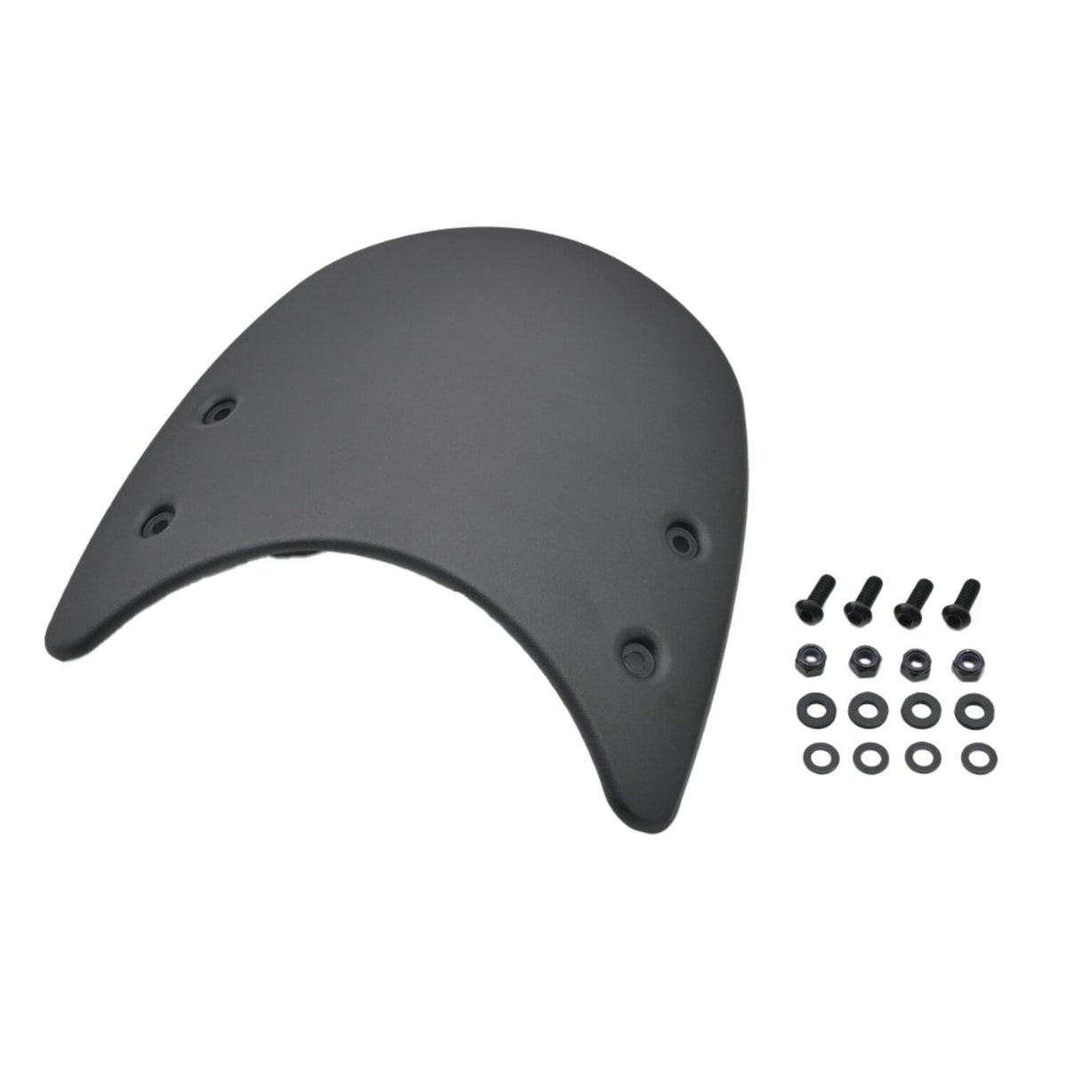 Daytona, aluminium meter visor. Black