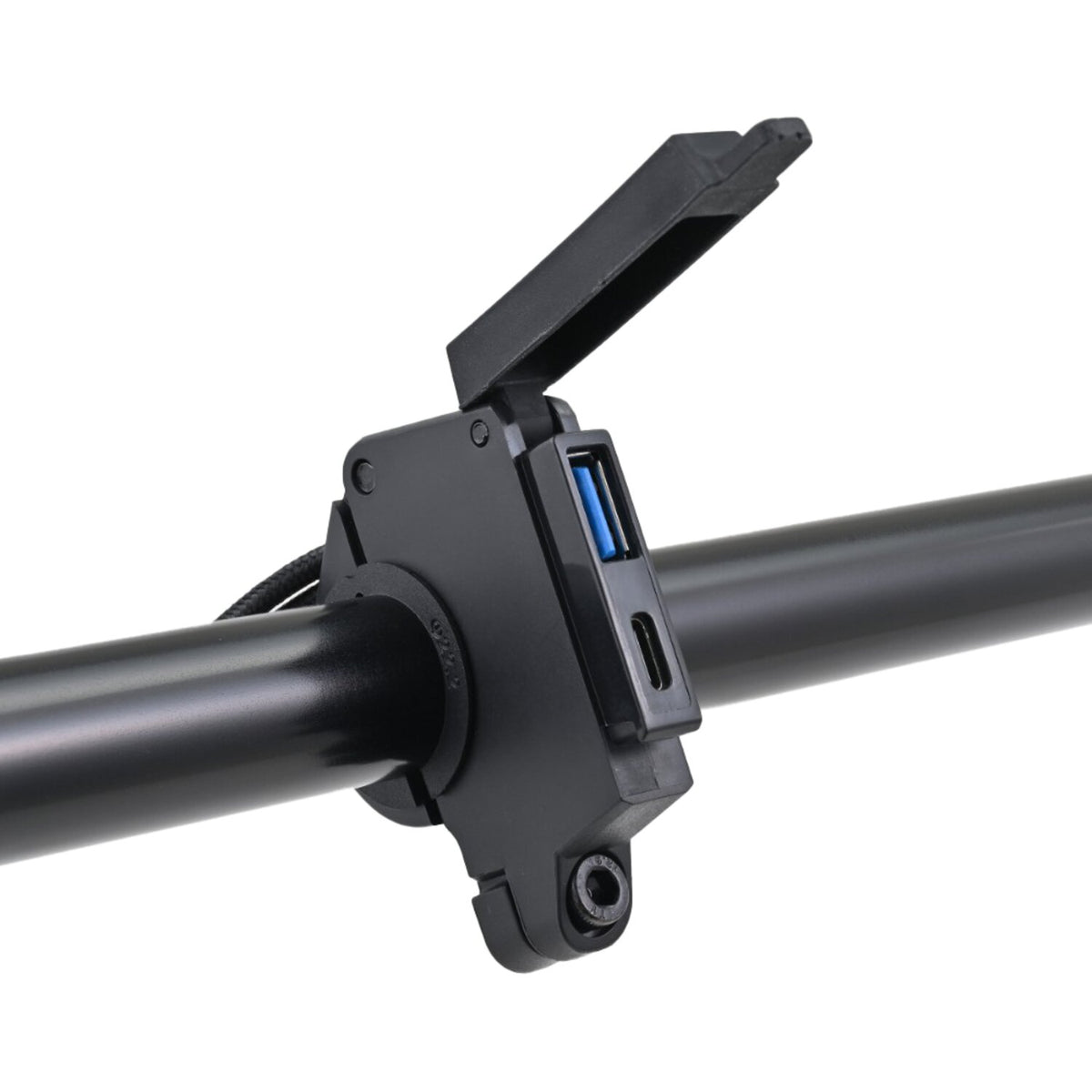 Daytona, handlebar mount USB-A/C slim mount charge port kit