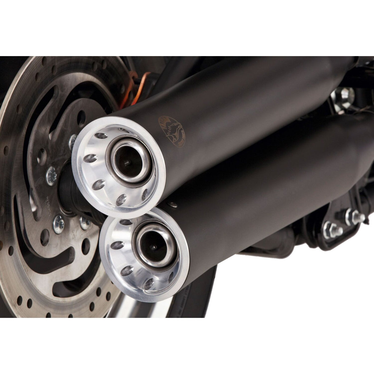 Falcon, Double groove Slip-ons exhaust Black