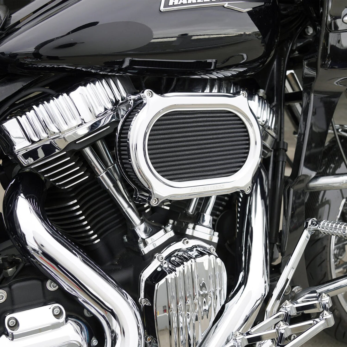 Arlen Ness, Stage 2 Oval air cleaner kit. Chrome