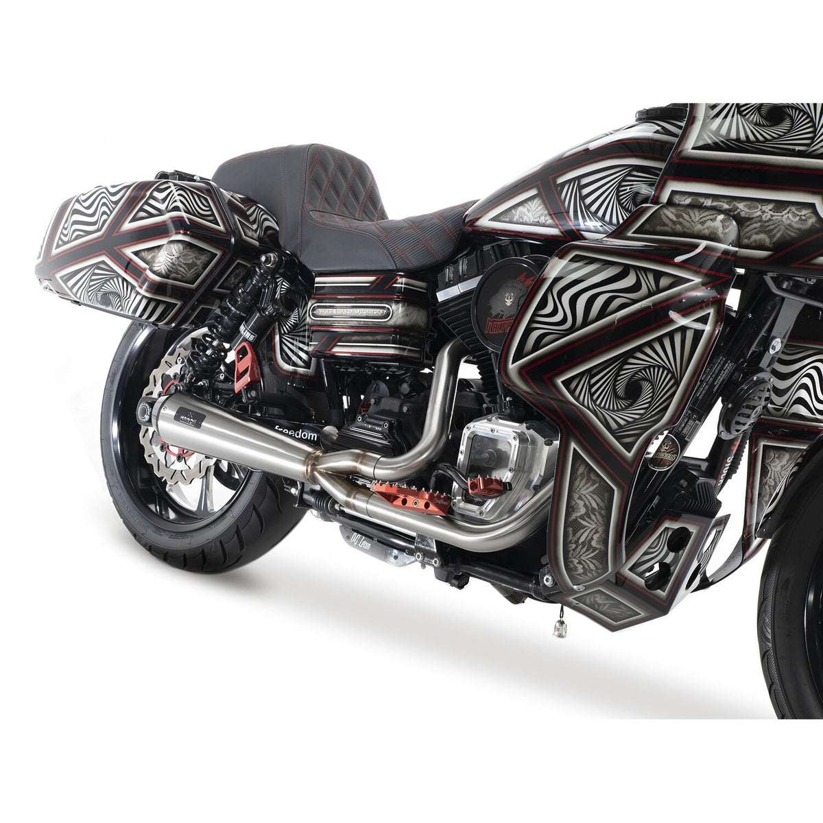 Malparidos, 6-sp TC Dyna 2-1 exhaust. SS Satin. Euro 3
