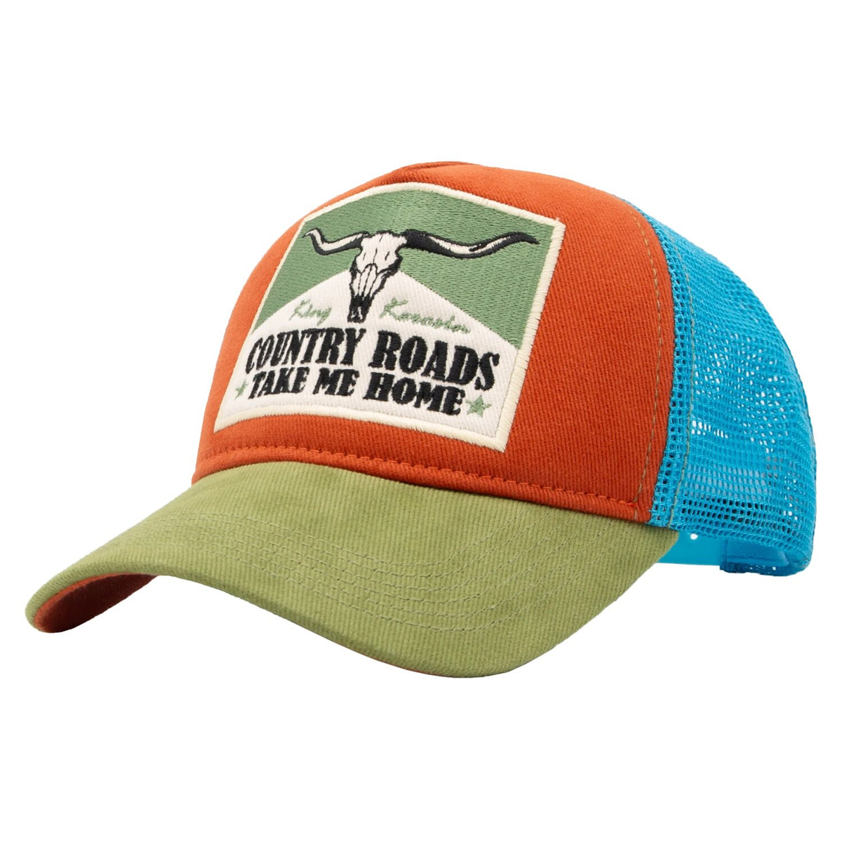 King Kerosin Country Roads cap orange&green