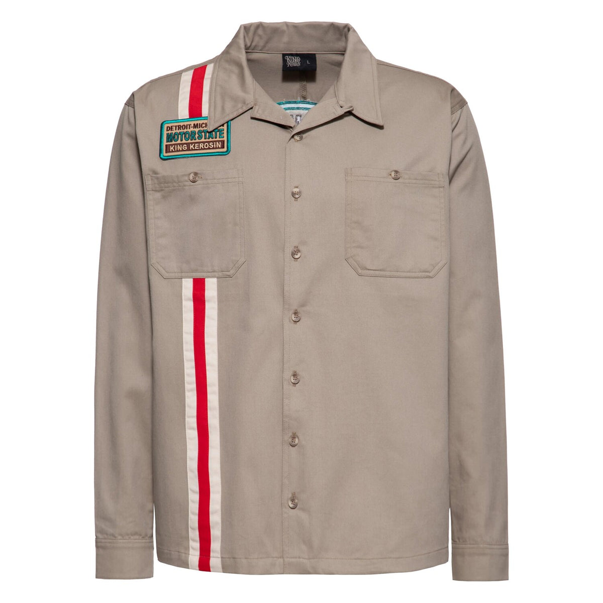 King Kerosin Motorstate shirt khaki