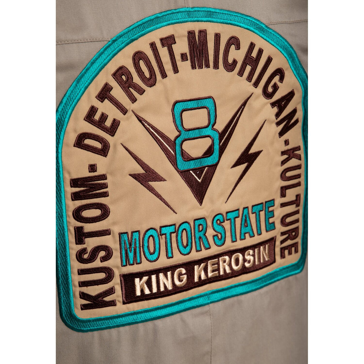 King Kerosin Motorstate shirt khaki