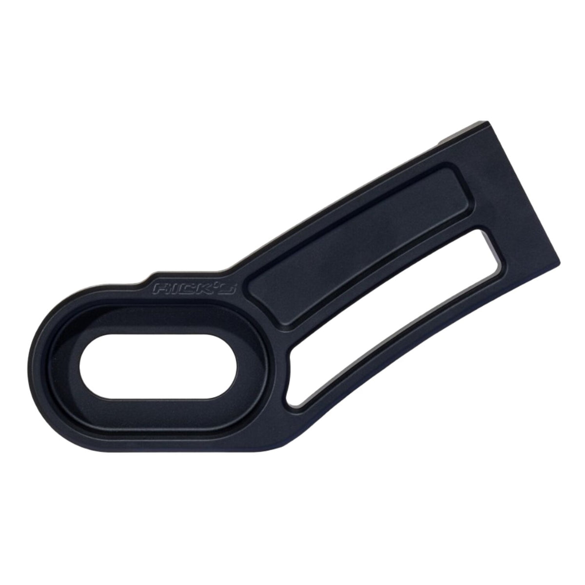 Rick's Motorcycles, side mount license plate bracket. Black