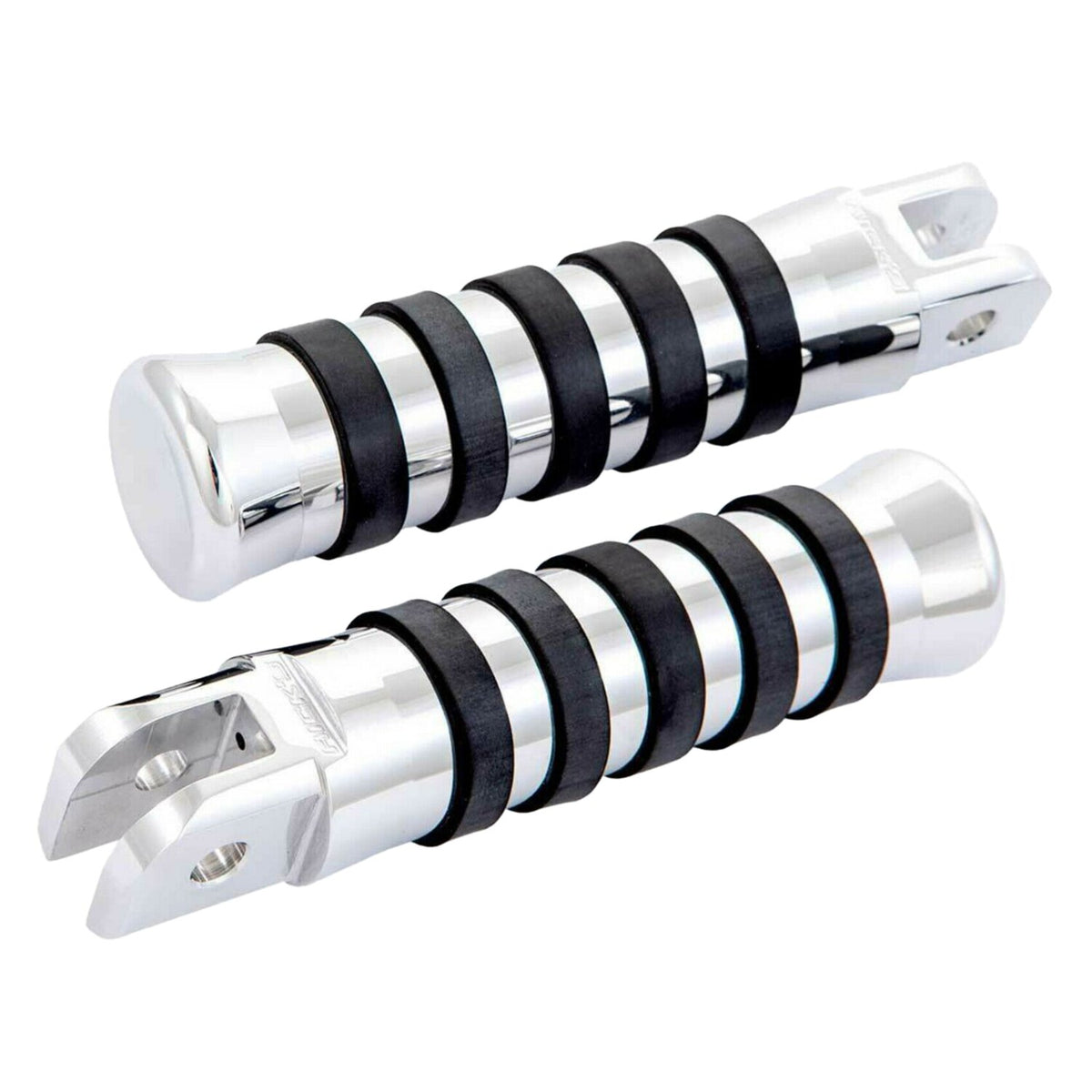 Rick's Motorcycles, rider foot pegs O-ring style. Polished