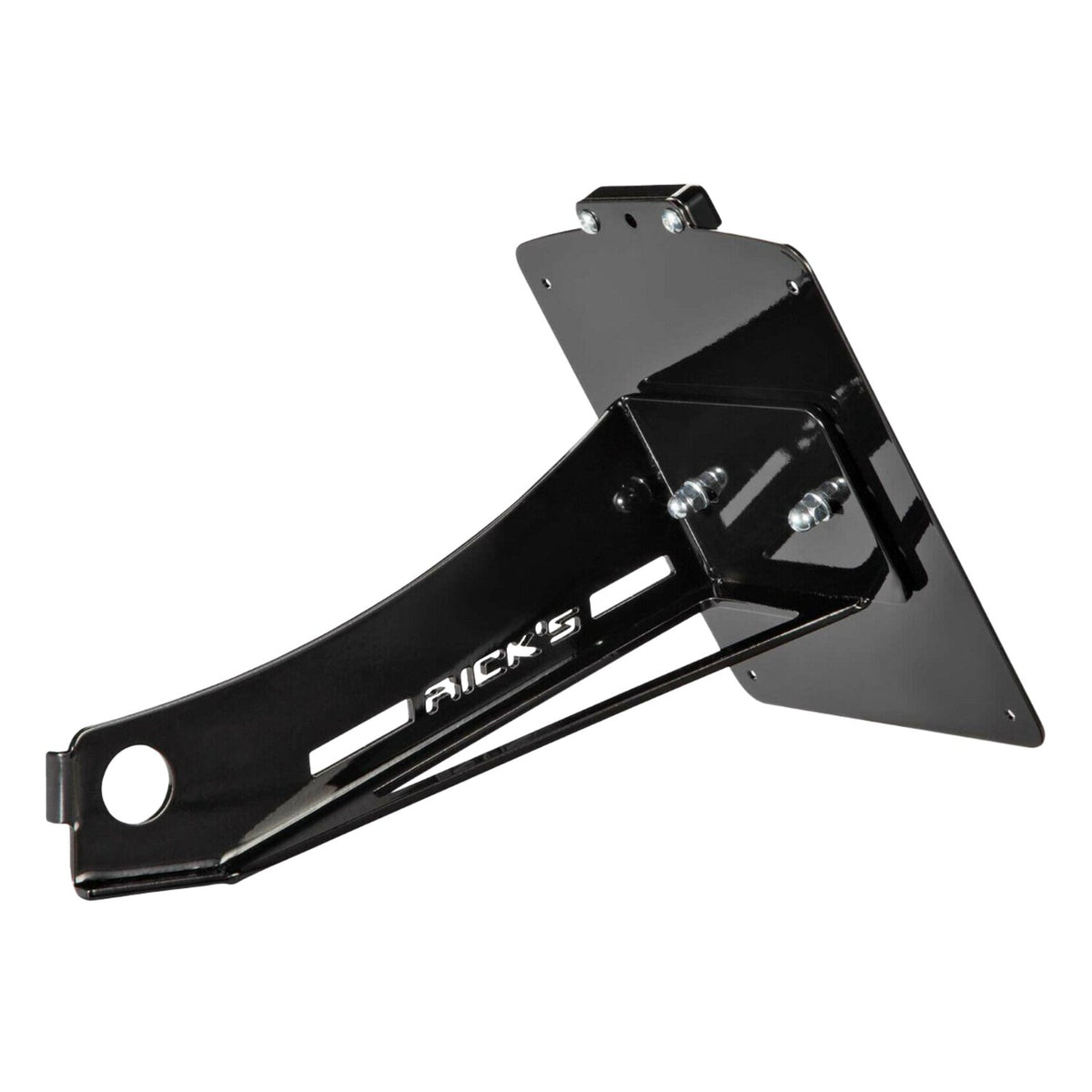 Rick's Motorcycles, side mount license plate kit. Black