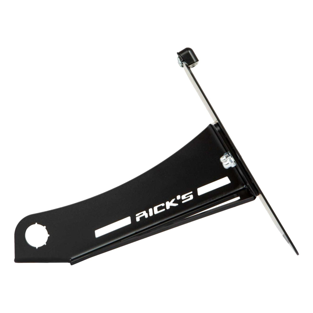 Rick's Motorcycles, side mount License plate bracket. Black