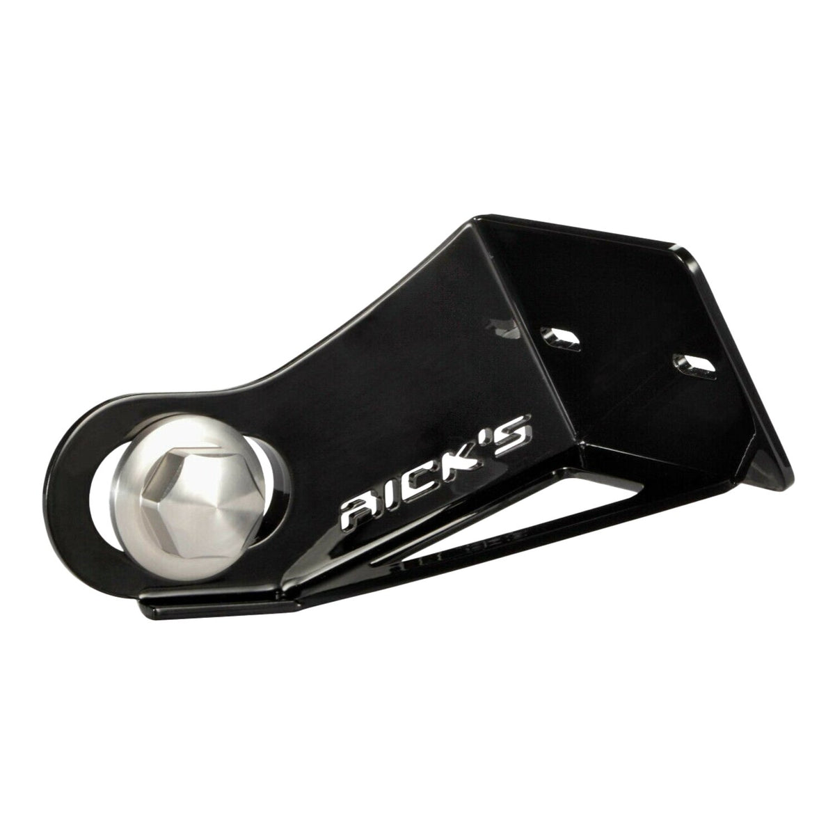 Rick's Motorcycles, side mount license plate kit short Black