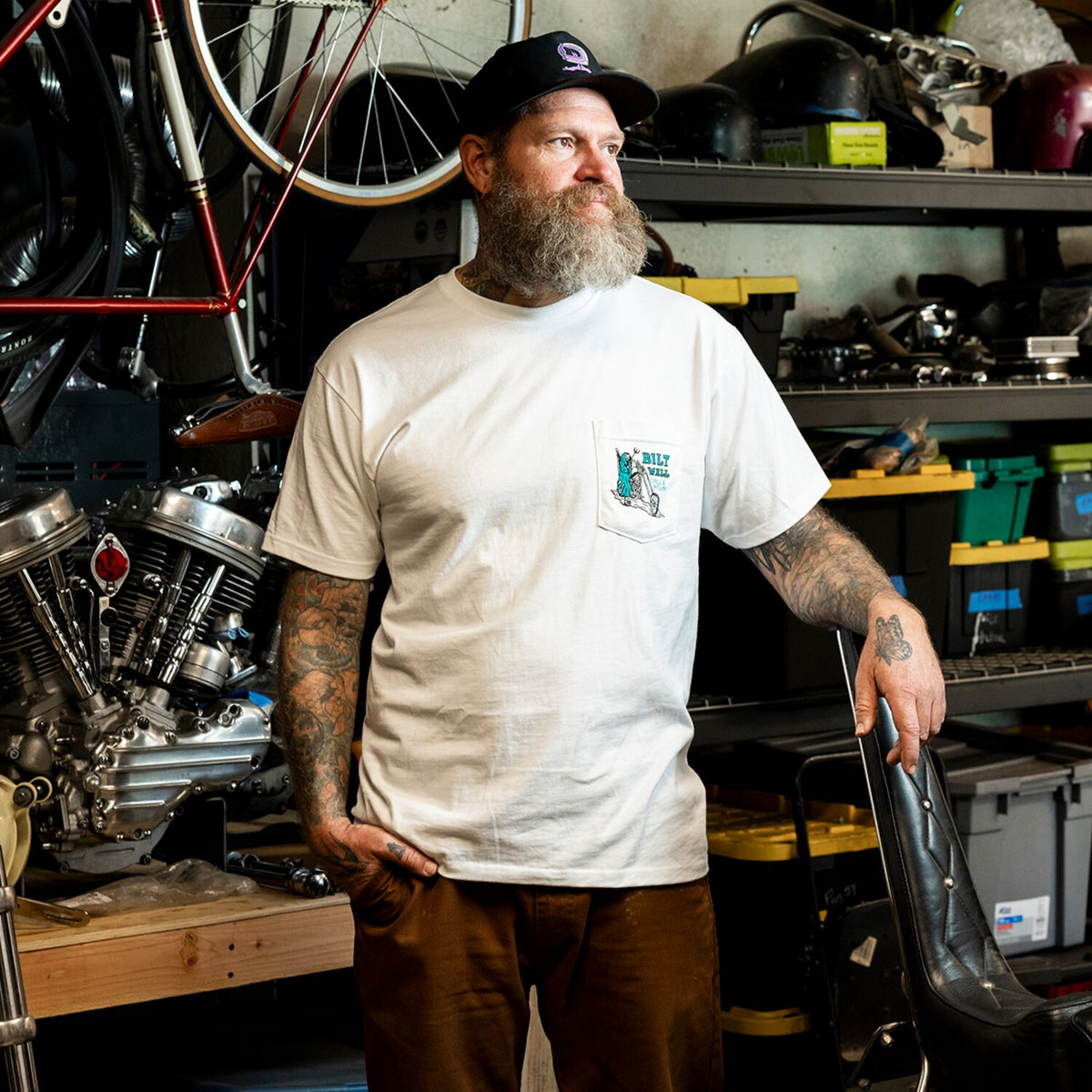 Biltwell Reaper t-shirt white