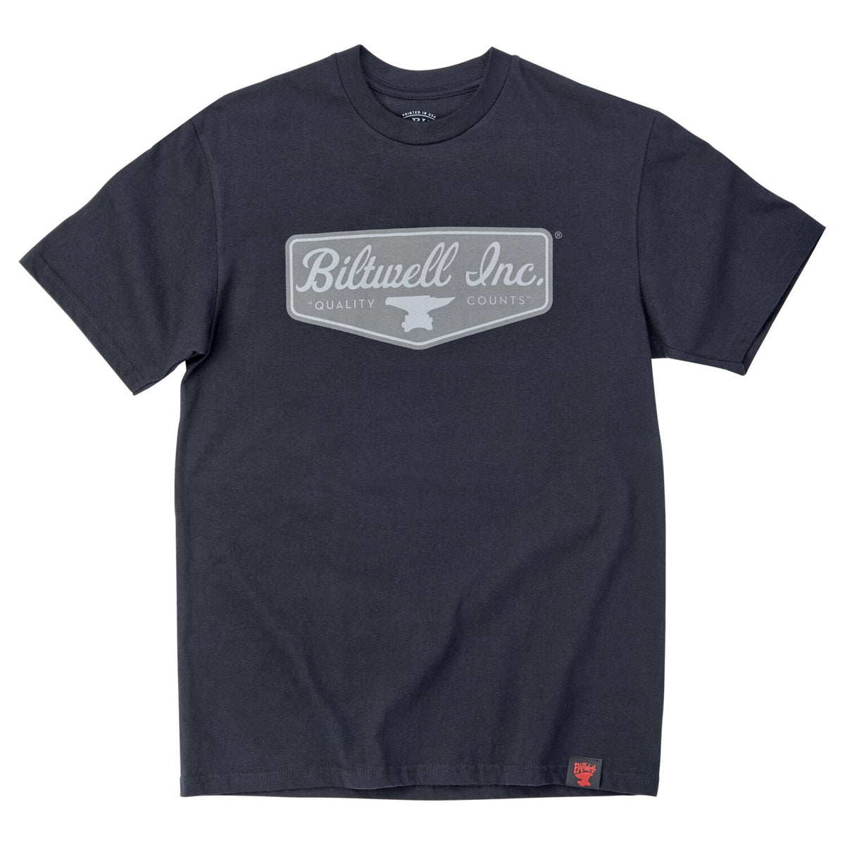 Biltwell Grey shield t-shirt black