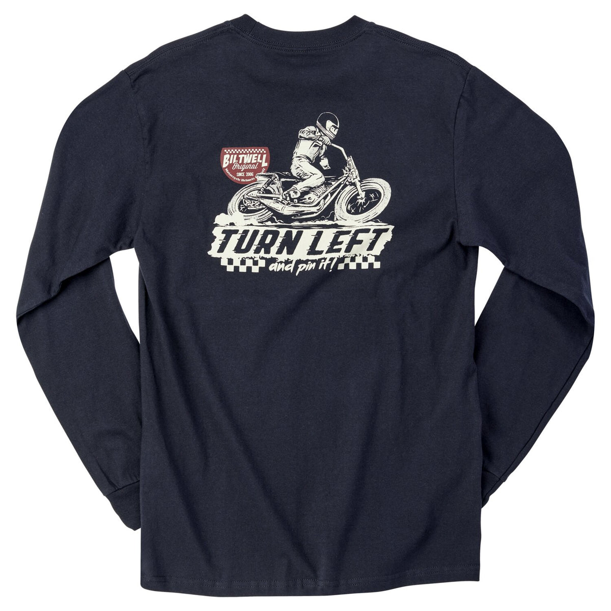 Biltwell Left turn long sleeve t-shirt black