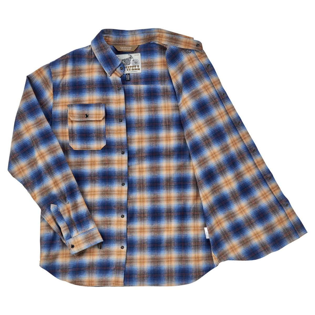 Biltwell HI Test Flannel shirt baja