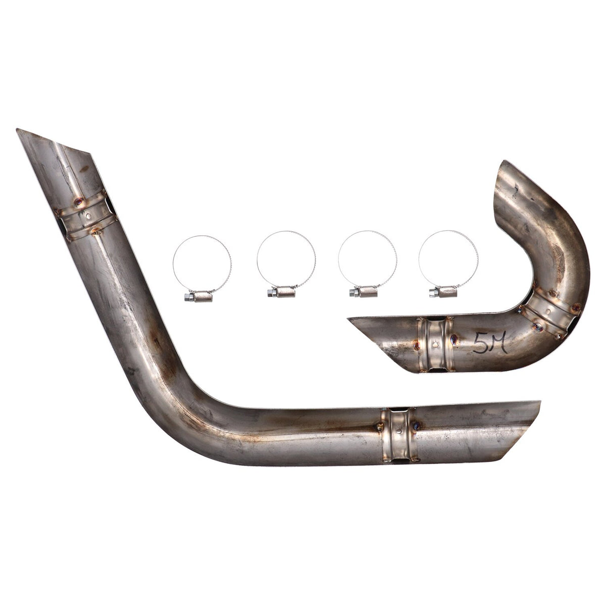 Malparidos, heat shields. Stainless steel. Polished