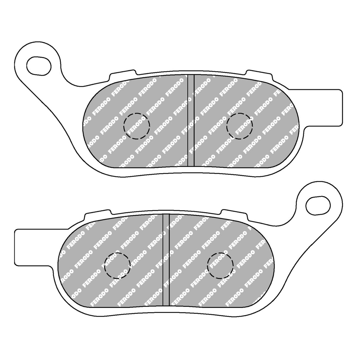 Ferodo, brake pads. Sintered ST-compound