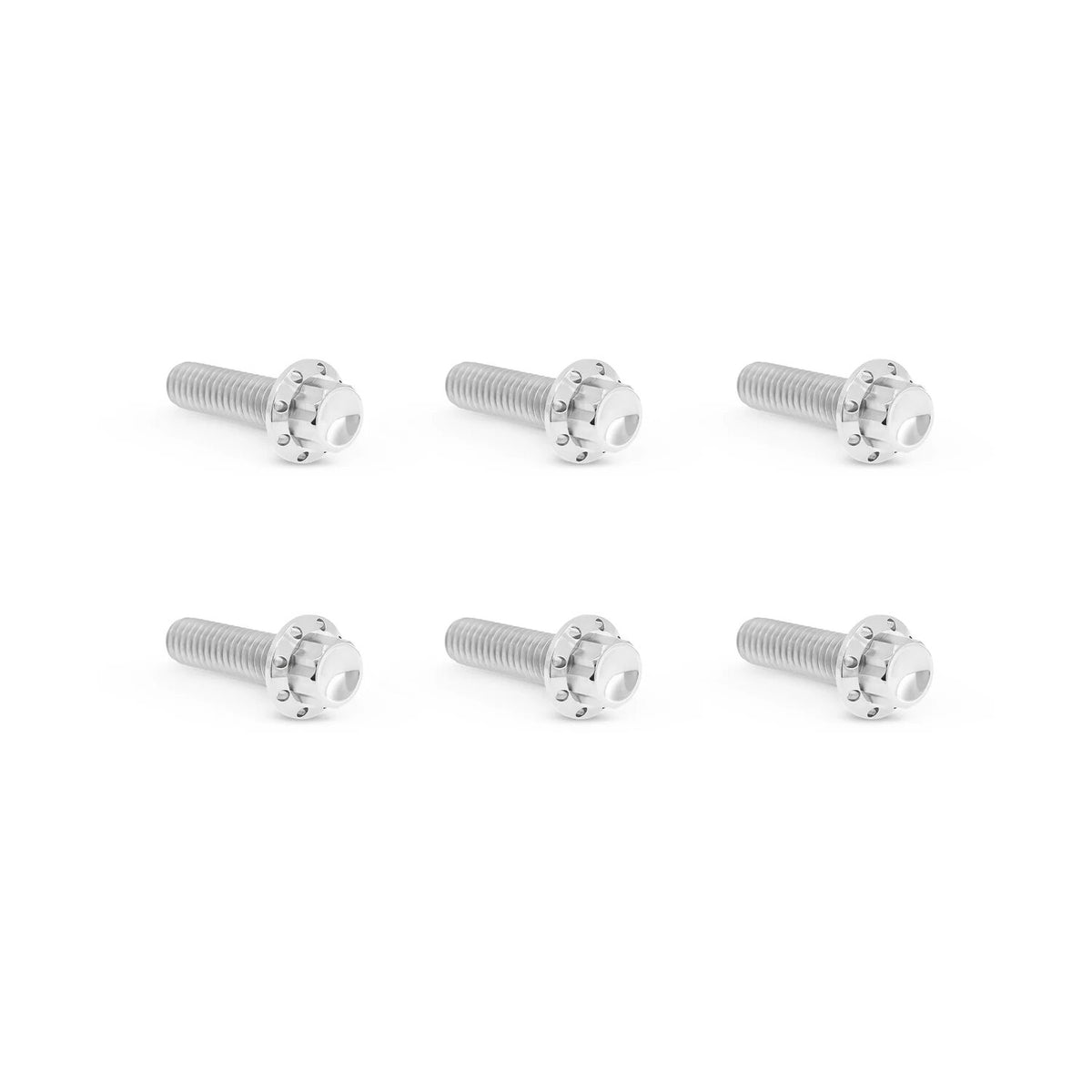 Arlen Ness, titanium 12-point transm. top cover bolts. Pol.
