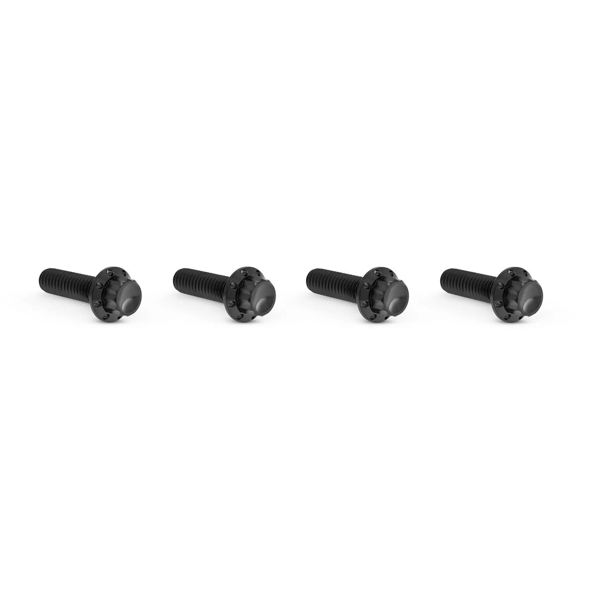 Arlen Ness, titanium 12-point transm. top cover bolts. Black