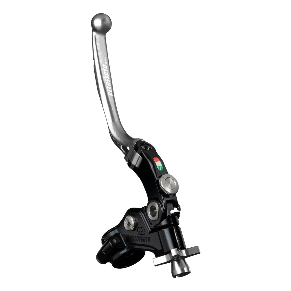 Accossato, cable clutch lever. 29mm NRST. Silver