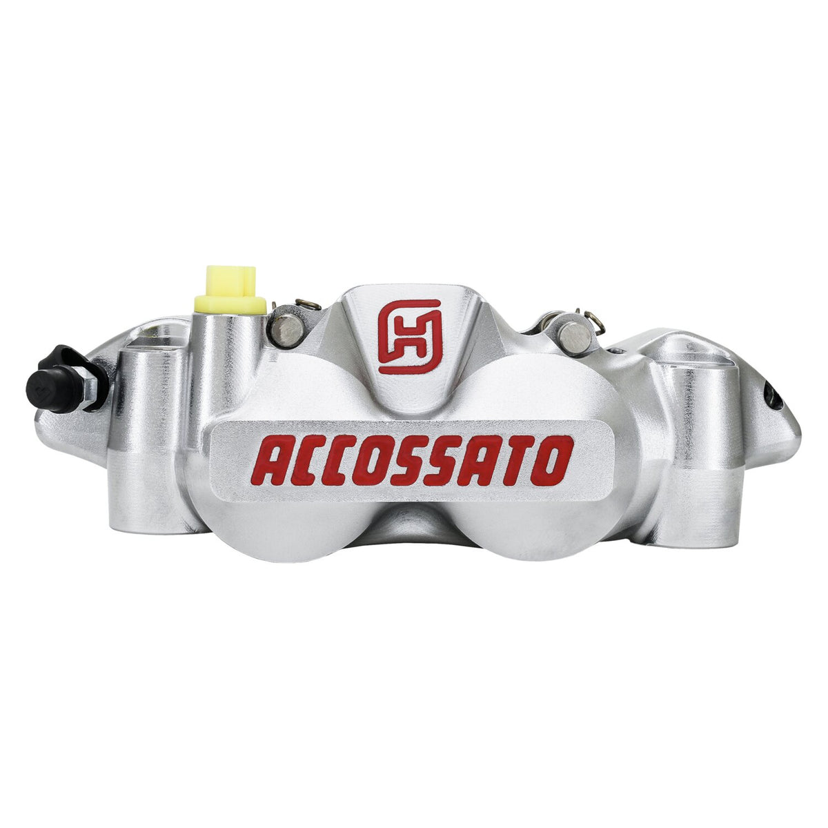 Accossato, 108mm Monoblock radial brake caliper left. Silver