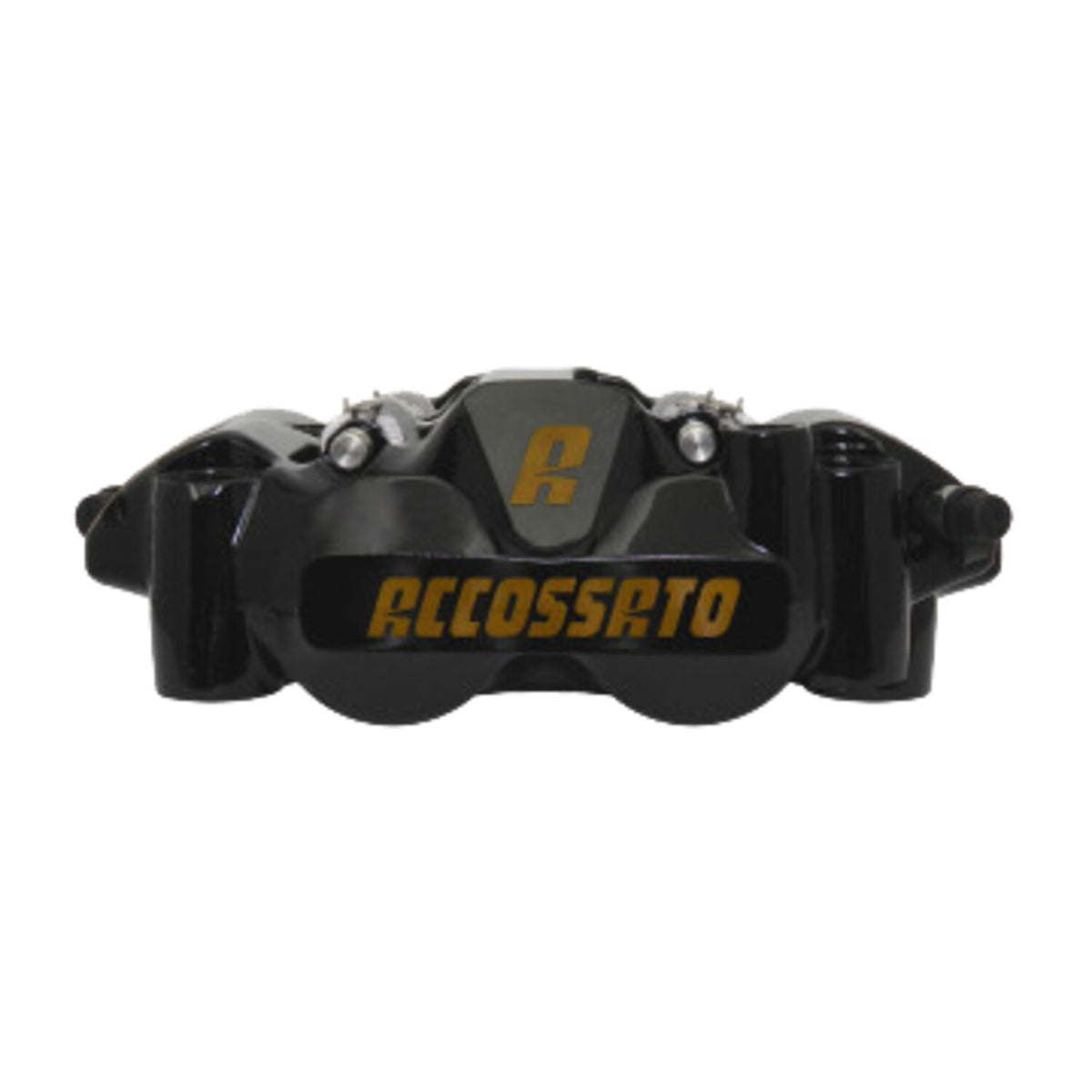 Accossato,108mm Monoblock radial brake caliper right. Black