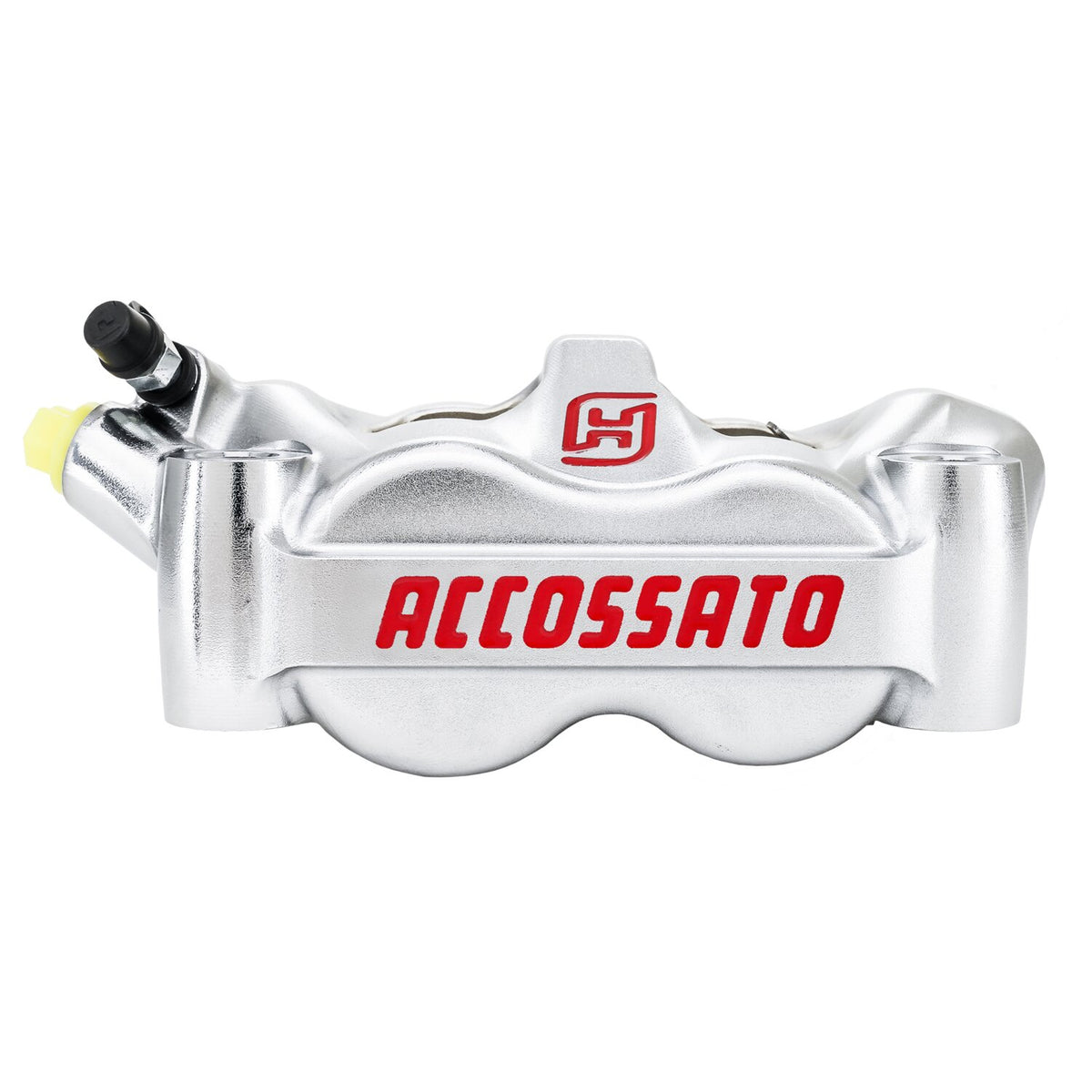 Accossato, 100mm Monoblock radial brake caliper left. Silver