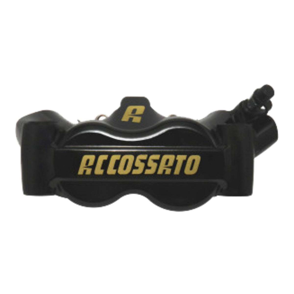 Accossato,100mm Monoblock radial brake caliper right. Black