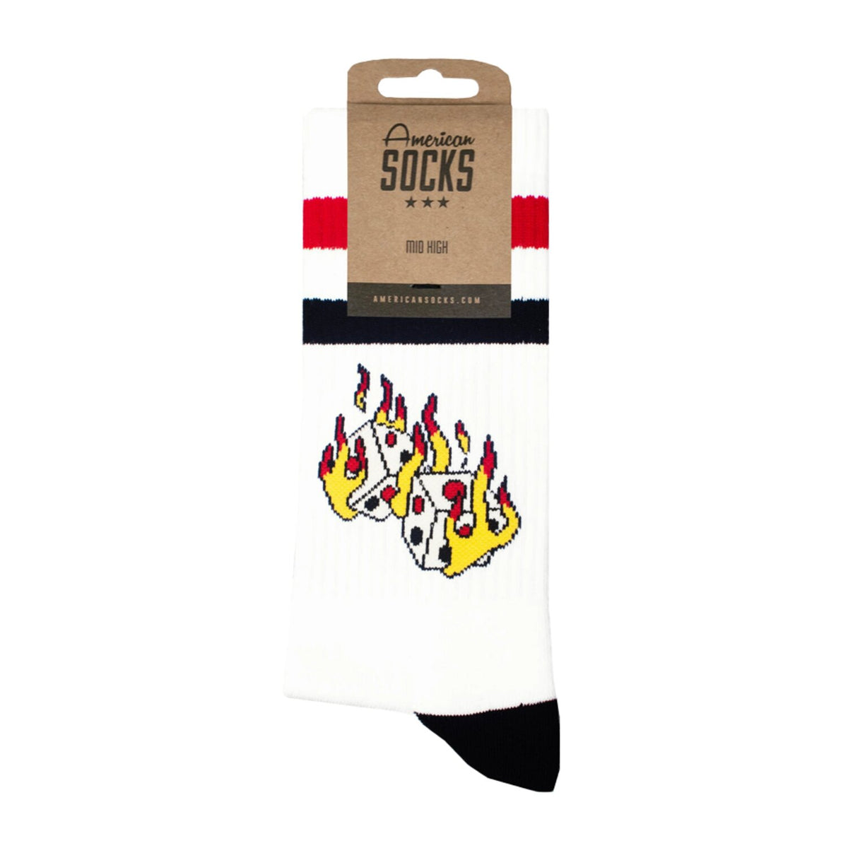 American Socks Roll the dice Mid High socks