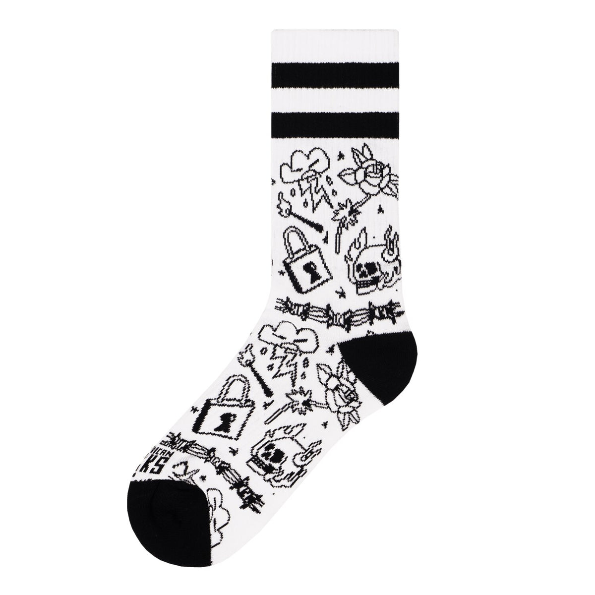 American Socks Burning Rage Mid High socks