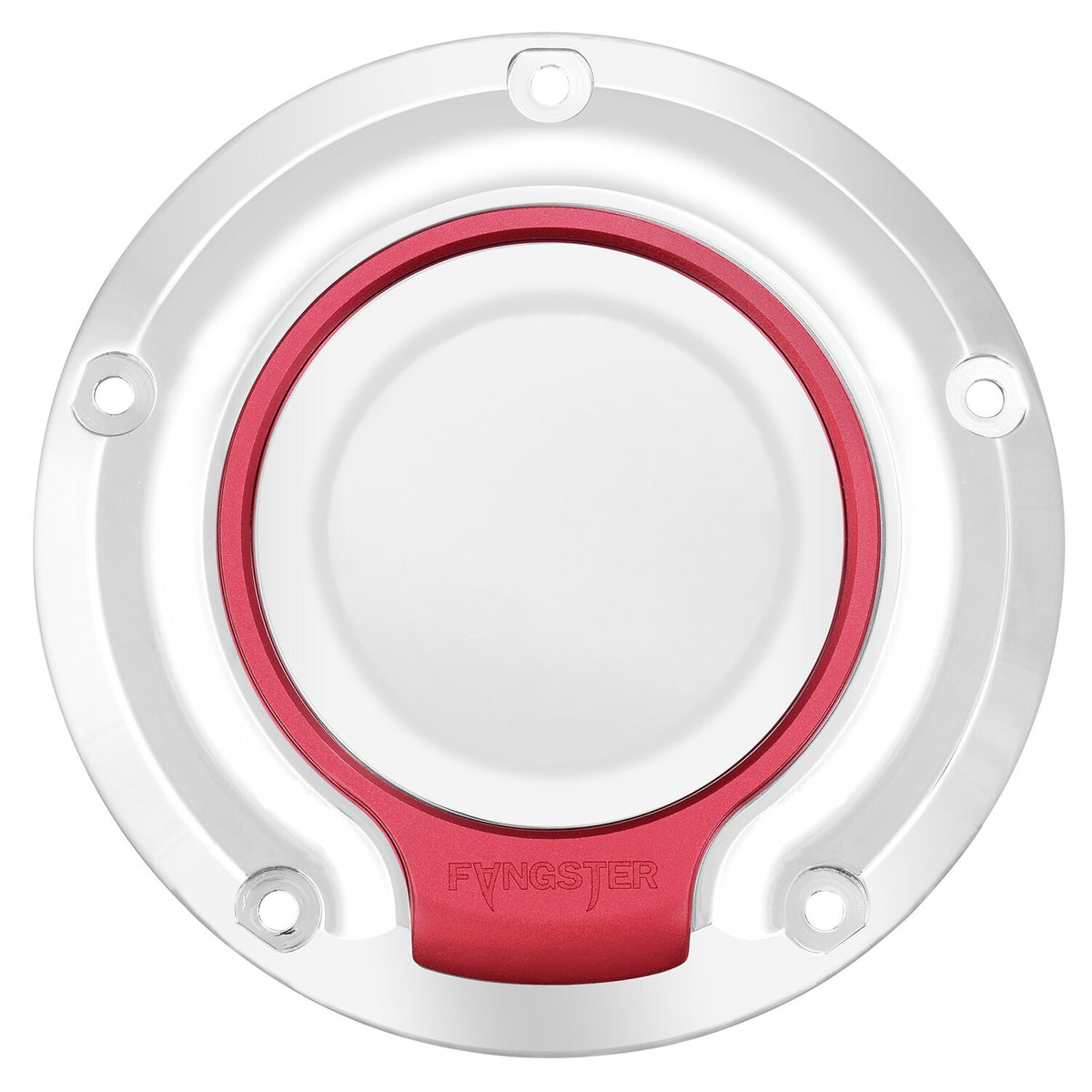 Fangster, derby cover. Chrome Red