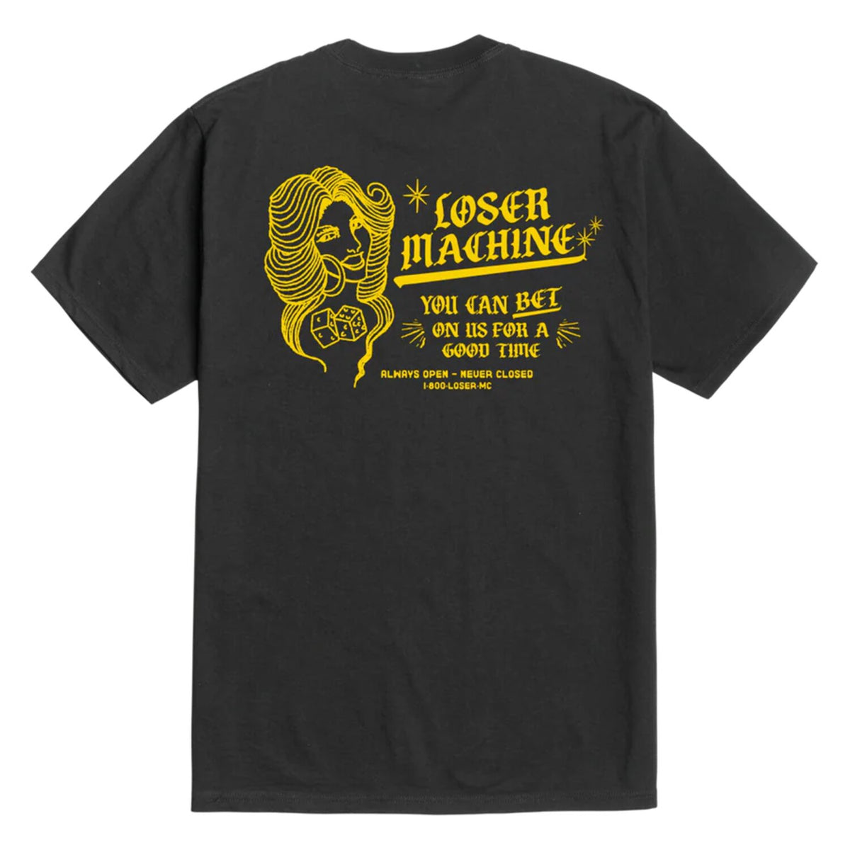 Loser Machine Roll the dice t-shirt black