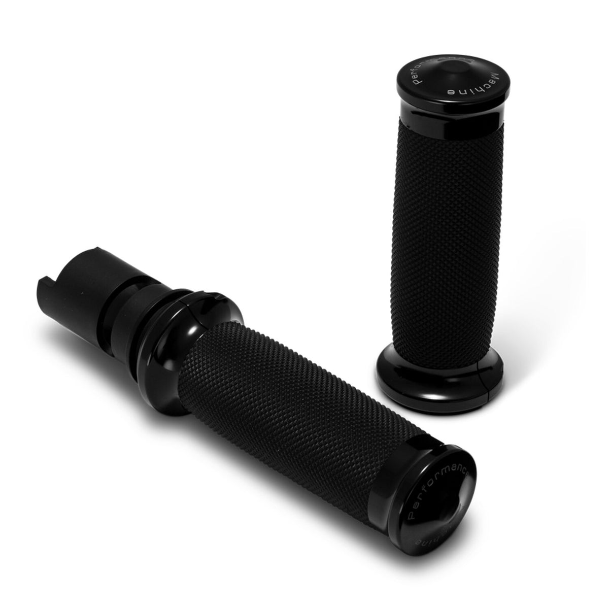 Performance Machine, Contour Renthal wrapped grips. Black