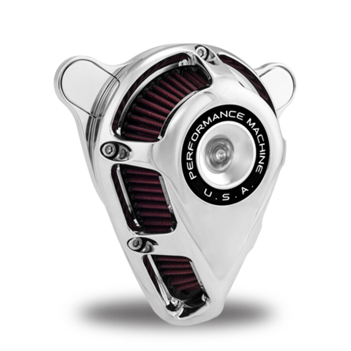 PM, 'Jet' air cleaner kit. Chrome
