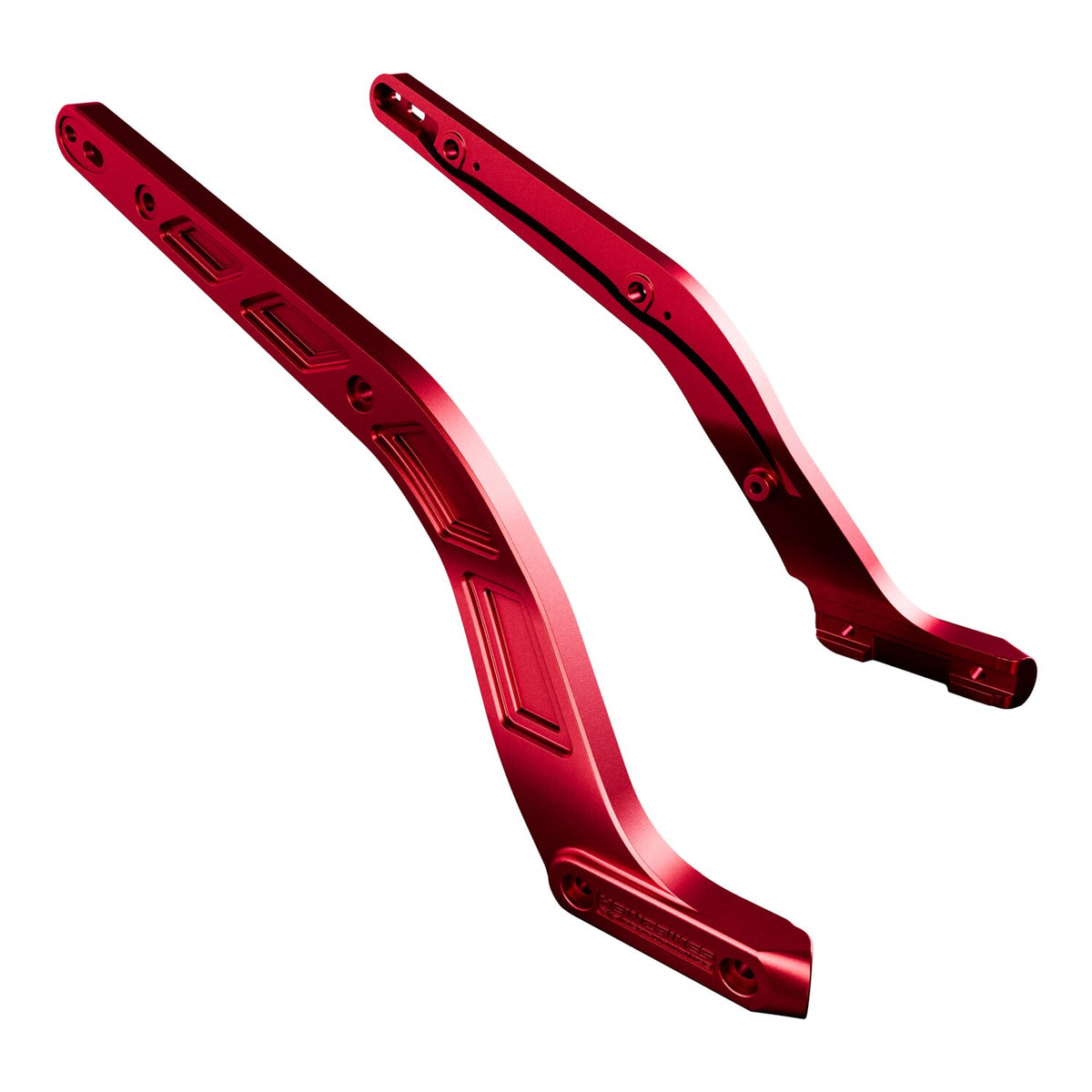 HeinzBikes, performance fender struts. Red