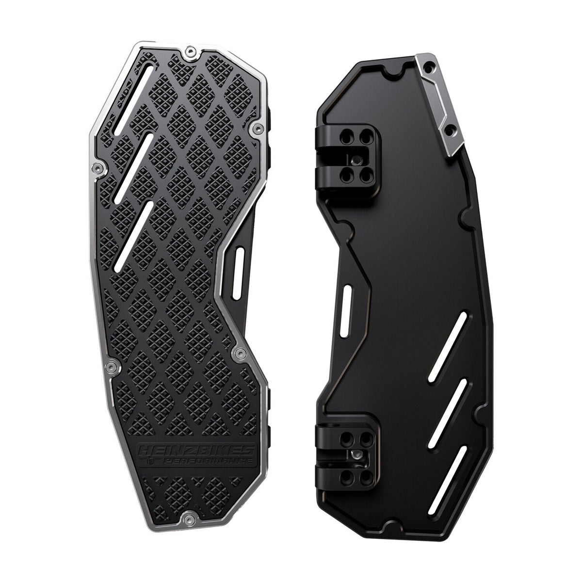 HeinzBikes, floorboards 'Performance'. . Black/silver