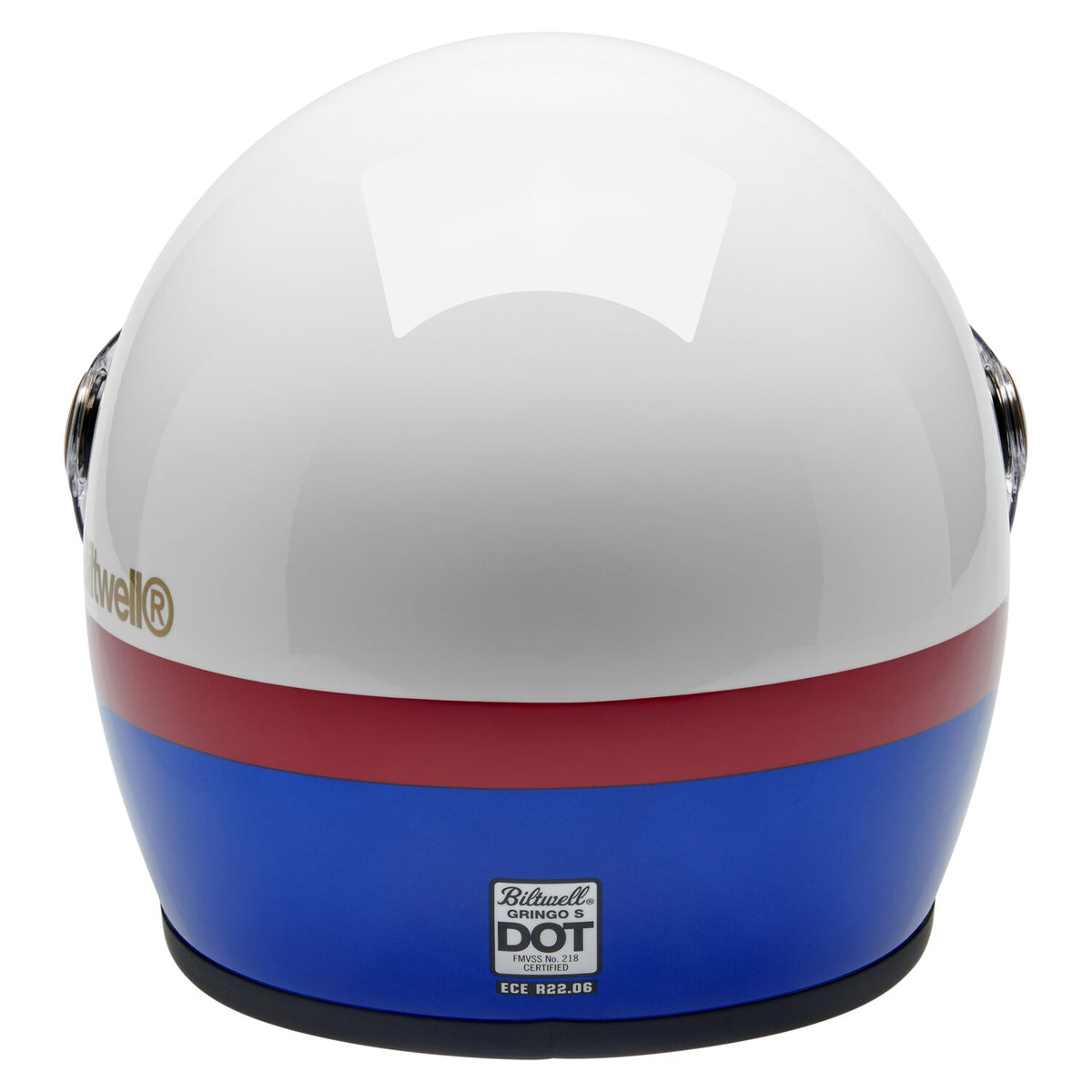 Biltwell Gringo S helmet gloss RWB