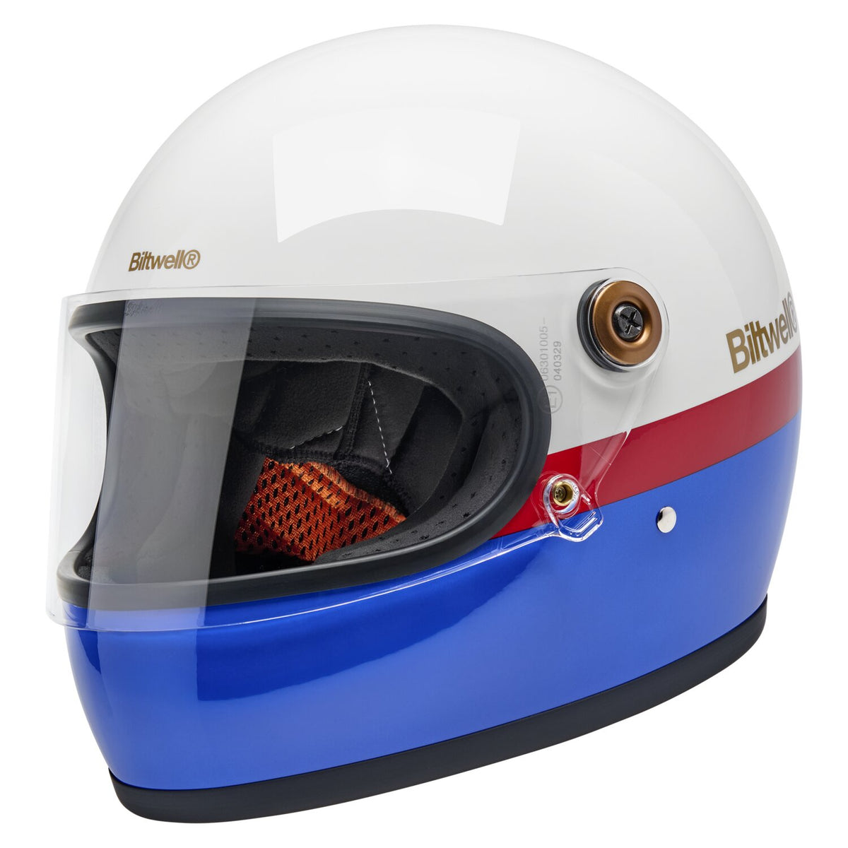 Biltwell Gringo S helmet gloss RWB