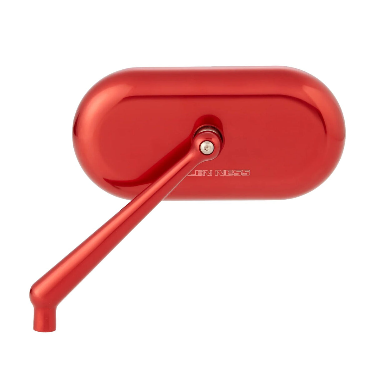 Arlenn Ness, Oval Forged Mirror. Right, Red