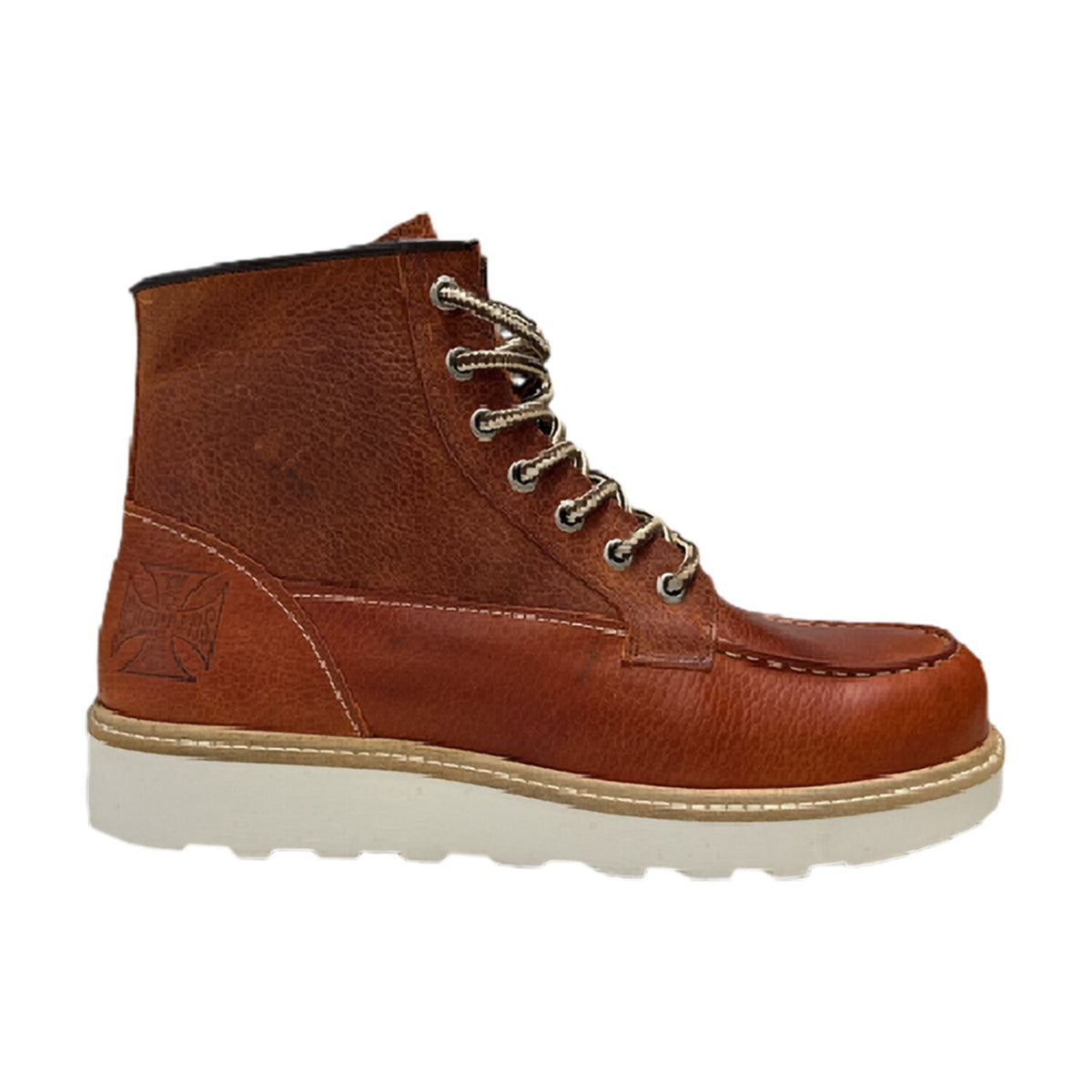 WCC Rigid boots tumbled brown