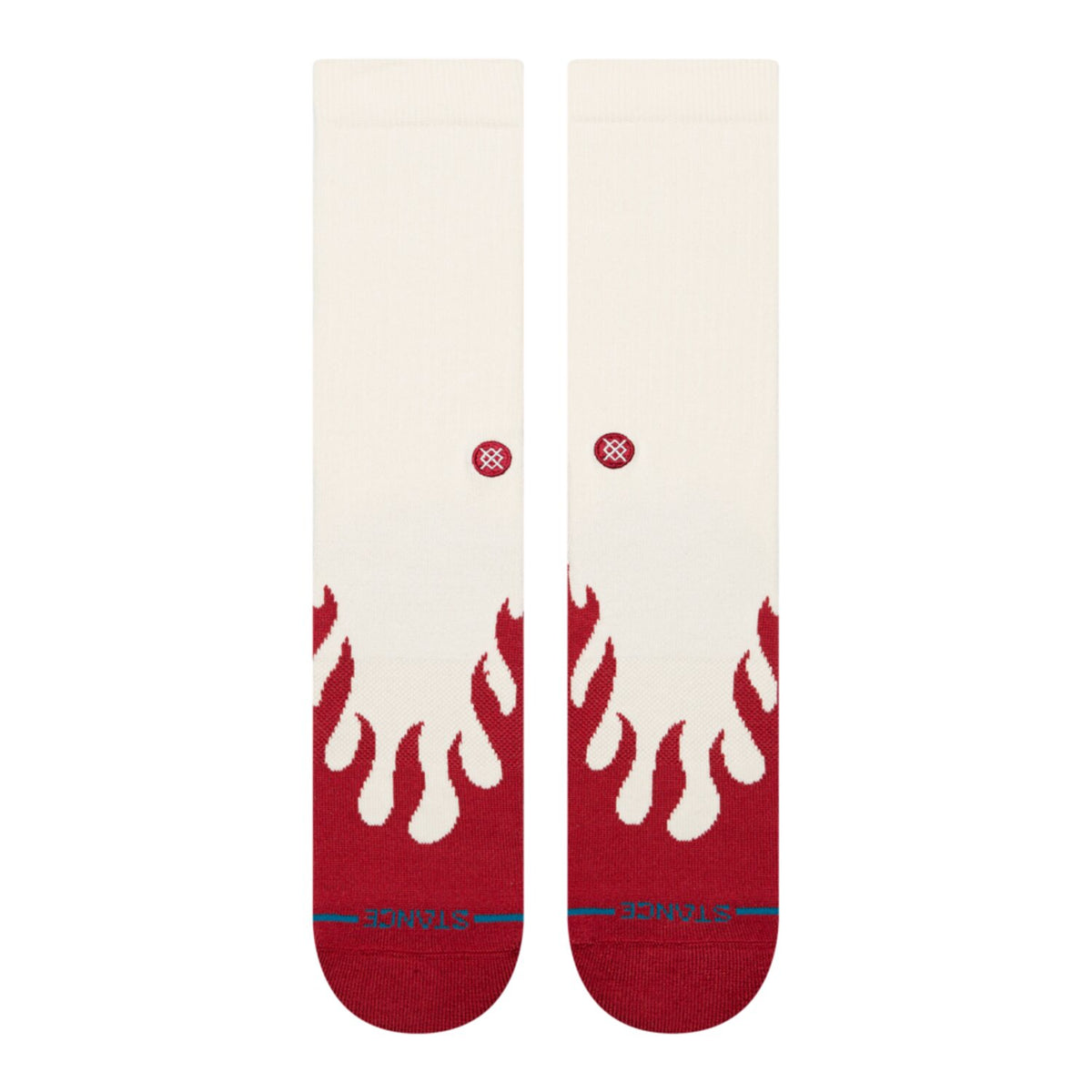 Stance Heating Up Crew socks red