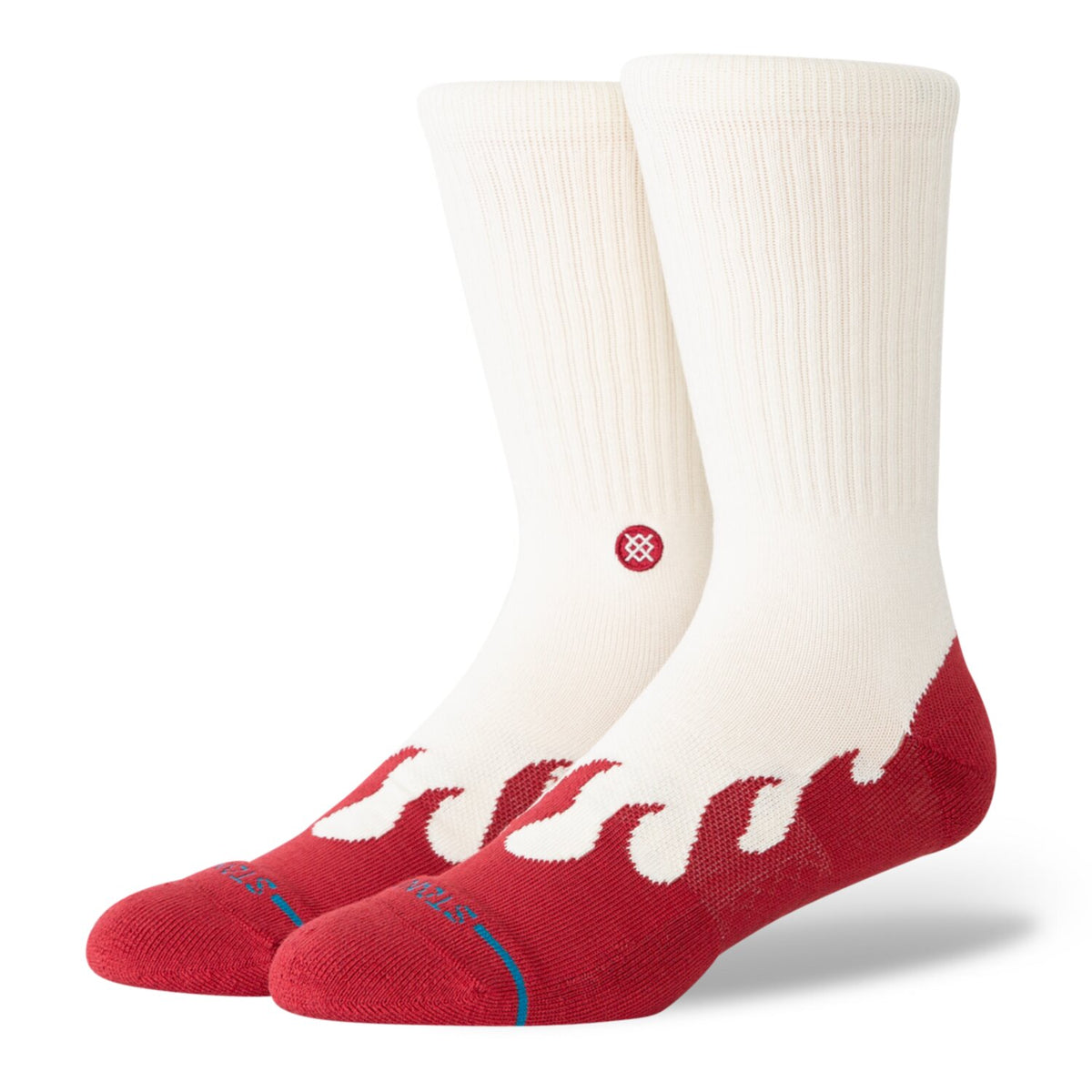Stance Heating Up Crew socks red